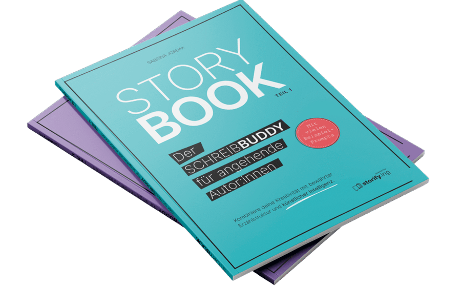 STORYBOOK Teil 1 und Teil 2 von Sabrina Jordak – die beiden Schreib-Workbooks